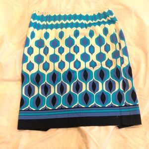 Talbots, knee length, cotton skirt.
